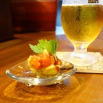 BISTRO&BAR Utage - 2016年6月　お通しがオシャレ♪ファーストインプは大事。