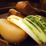 日本料理 楮山 - ランチ定食 1200円 のブリ大根
