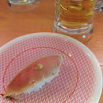 かっぱ寿司 - みなみ鮪中とろ塩漬け炙り～☆