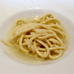 ウシマル - 真鴨のだしのスープと自家製パスタ