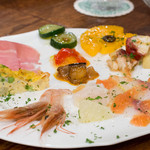 リカータ - 前菜9種盛り（パスタランチ用）