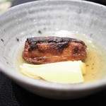 傳 - 筍　海老芋　出汁浸し