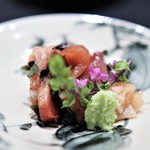 傳 - ６日熟成ブリのヅケ