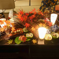 京都 吉兆 嵐山本店 - 八寸　雲子の唐揚げ、くわい、黒鯛、蕗の薹白和え、海老もろみ味噌、とんぶり鶏、牛舌旨煮