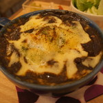 横町カフェ - 横町焼き黒カレー