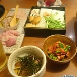 とり鍋と、つくねと、お豆富と。雷門 - 