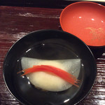 米増 - 貝柱しんじょう、中に紐がコリコリ〜♪
      カブラで包んで
      花びら餅みたいな❣️