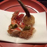 米増 - 2017.1 伊勢海老、クワイ素揚げ〜♪味噌乗っかり〜♪