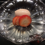 米増 - デザート、イチゴアイスイチゴは四国の甘いの〜♪