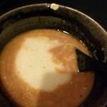 鴨蕎麦 尖 - 蕎麦湯が汁に混ざり合い、絶品♪