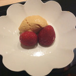 米増 - 2016.12
      デザート、柿アイス、イチゴ