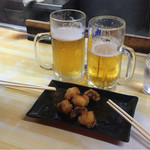 めんめん 渋谷店 - タコ唐ポン酢