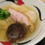 饗 くろ喜 - 甲州地どり塩そば+芹めし　１７００円