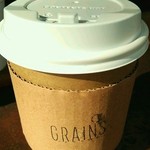 Grains - テイクアウトのカップがかわいい