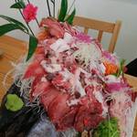 みなと市場 小松鮪専門店 - 「鮪頭定食」