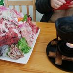 みなと市場 小松鮪専門店 - 「鮪頭定食」