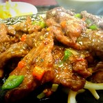 純中国伝統料理四川料理 芊品香 - 牛カルビのクミン炒め