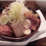 牛タン炭火焼 わすけ - 牛スジの煮込み定食(2010/12/16)