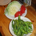 平成大衆酒場　やきとん　じゃんじゃん - そしてサラダ系。