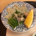 やま中・本店　鮨と日本料理　 - ふく刺し