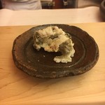 やま中・本店　鮨と日本料理　 - アラの皮の唐揚げ