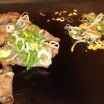 Okonomiyaki Teppanyaki Jussen - タン焼きとスジ