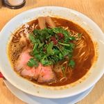 Japanese Soba Noodles 蔦 - 「アジアン煮干そば(パクチー入り)」900円