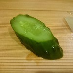 鮨処 多田 - お新香　胡瓜