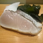 鮨処 多田 - 造り　寒鰆炙り