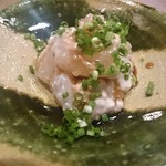 鮨処 多田 - 造り　カワハギ肝和え