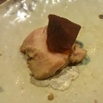 鮨処 多田 - 蒸物　あん肝　奈良漬けと合わせて