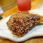 鳥げん - 2016年10月　ハーハー揚（中辛）【450円】3コです。