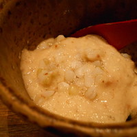 日本橋 蕎ノ字 - 蕎麦の実・なめこ自然薯和え