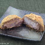 一幸庵 - わらびもち（断面）