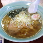 安兵衛 - 塩ラーメン＆半チャーハンセット￥1000の塩ラーメン♪♬ 