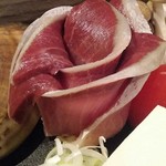 旬魚旬菜まるとび - 寒ブリの…しかもこれ『お腹』の部分です。。脂乗りまくり❗