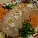 割烹　次元 - 鯛の中華風カルパッチョ