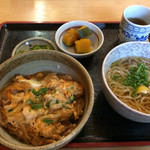 Michinoekisampinnakatsu - ほろほろ丼ミニ麺セット