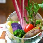 Sumibikushiyaki Daidokoro Chikkin - 有機野菜を使用したお料理