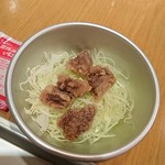 給食当番 - くじらの竜田あげ