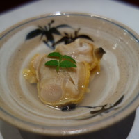 新宿割烹 中嶋 - 先付：蛤白煮