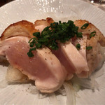 焼鳥 うの - 胸肉のたたき(お味見♫)