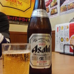 天下一品 - 瓶ビールはベストなタイミングでキョウちゃんが配膳してくれます