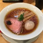 Japanese Soba Noodles 蔦 - 「醤油そば」850円＋味玉