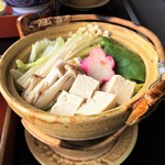 メインの湯豆腐