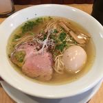 Japanese Soba Noodles 蔦 - 「塩Soba」850円＋味玉