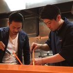 Japanese Soba Noodles 蔦 - 大西店主(左)と伊丹店長(右)