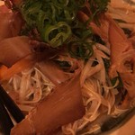 沖縄 肉酒場 ぬちぐすい - 別注文でソーミンチャンプルを♬