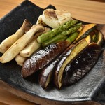 瓦.Tokyo 神田Y-STYLE - 野菜の瓦焼き