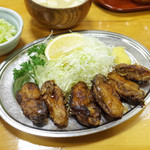 カキバター定食(1850円)